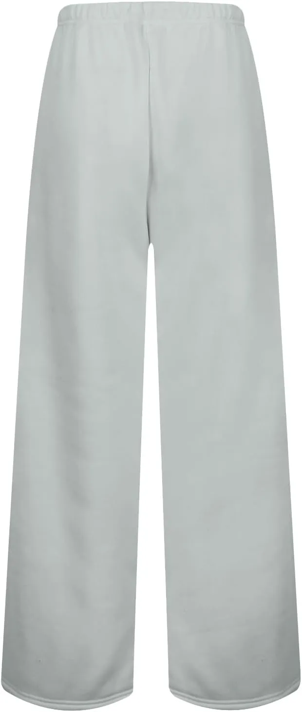 Sweatpants Women Baggy Drawstring High Waisted Wide Leg Pants Casual Winter Loose Comfy Fleece Joggers with Pockets