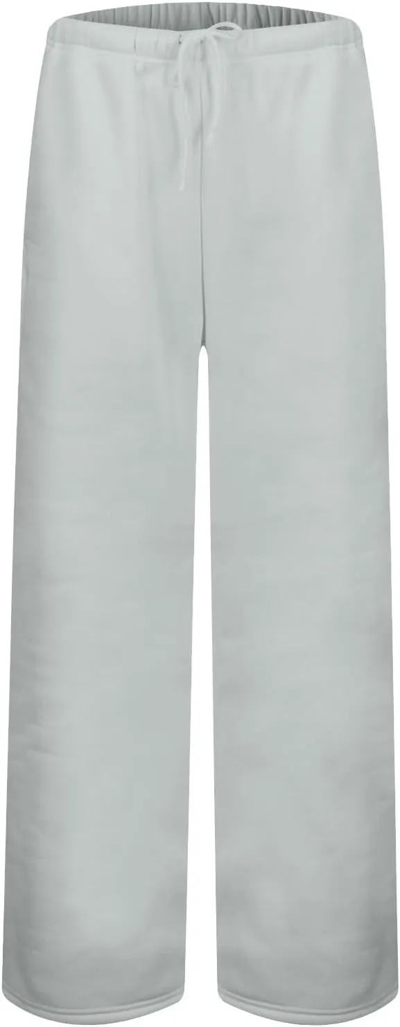 Sweatpants Women Baggy Drawstring High Waisted Wide Leg Pants Casual Winter Loose Comfy Fleece Joggers with Pockets
