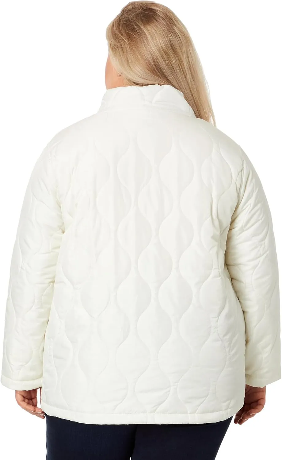 U.S. POLO ASSN. Plus Size Onion Quilted Liner Jacket with Elastic Hem