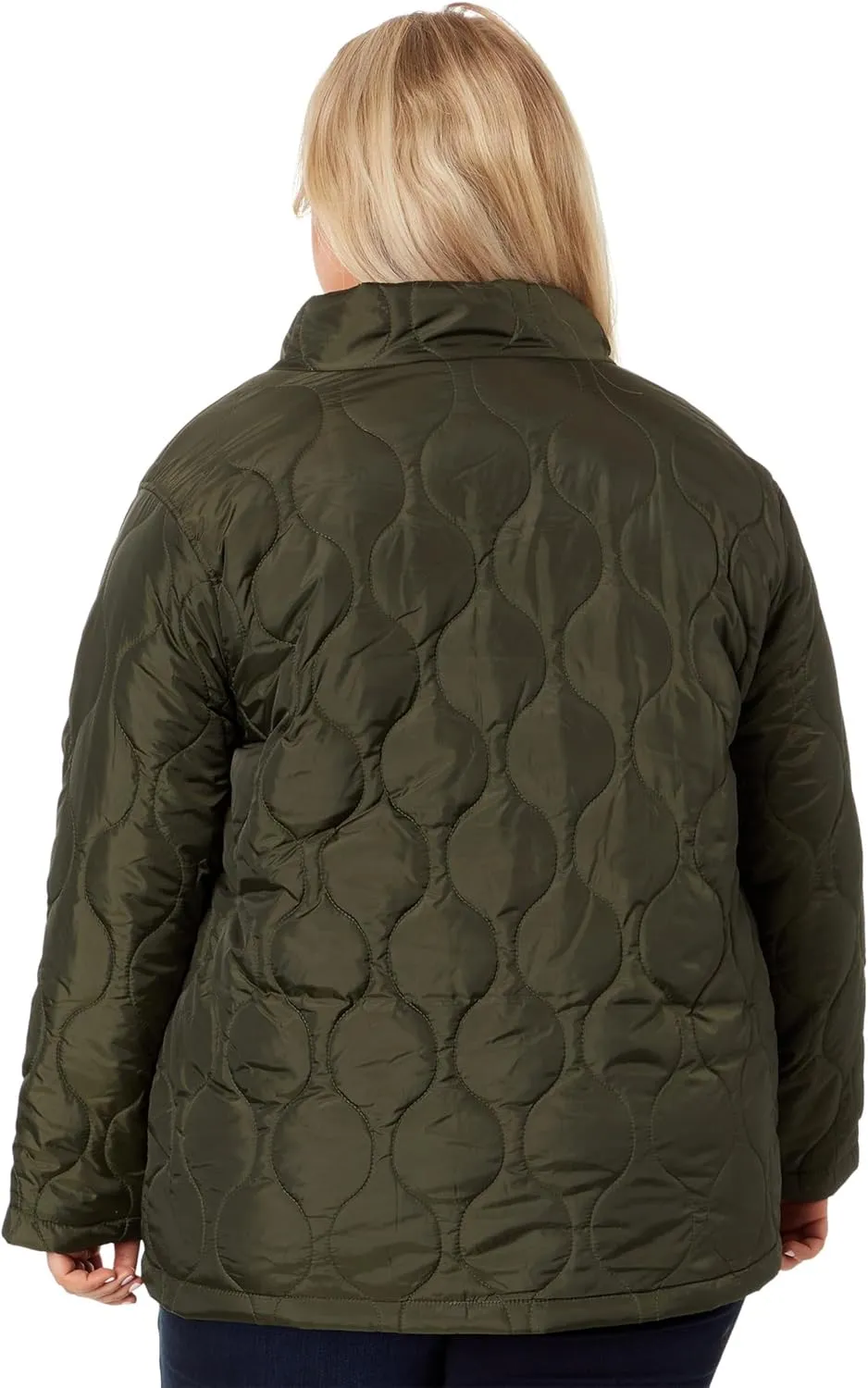 U.S. POLO ASSN. Plus Size Onion Quilted Liner Jacket with Elastic Hem