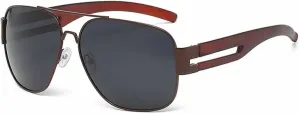 Vintage Classic Double Bridge Sunglasses Men Women Trendy Luxury Travel Driving Sunglasses Uv400
