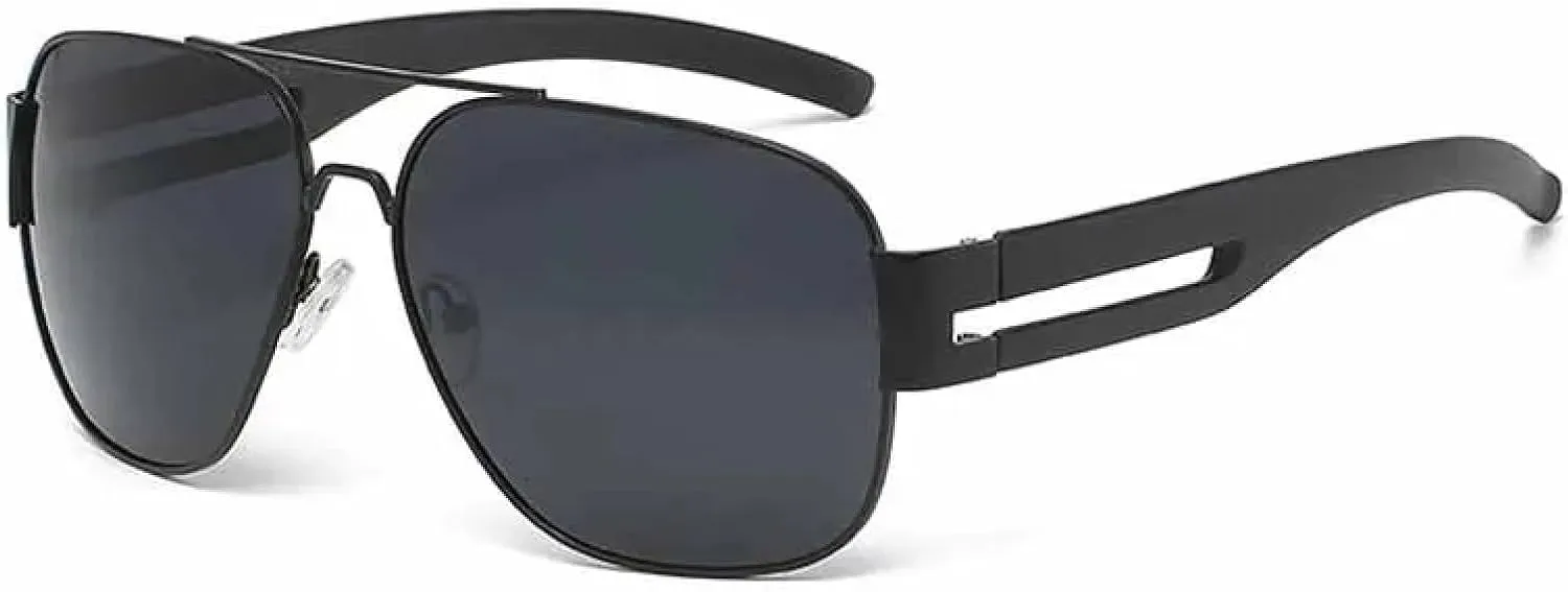 Vintage Classic Double Bridge Sunglasses Men Women Trendy Luxury Travel Driving Sunglasses Uv400