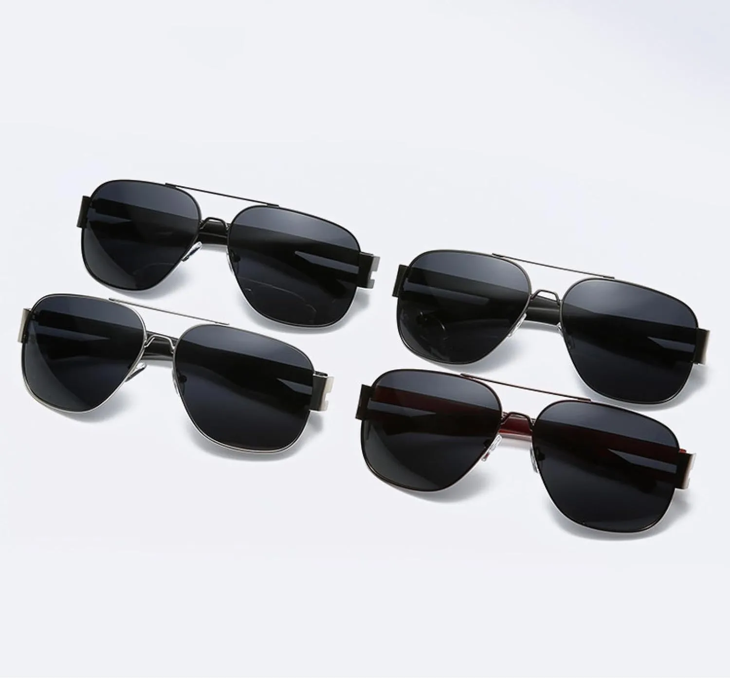 Vintage Classic Double Bridge Sunglasses Men Women Trendy Luxury Travel Driving Sunglasses Uv400