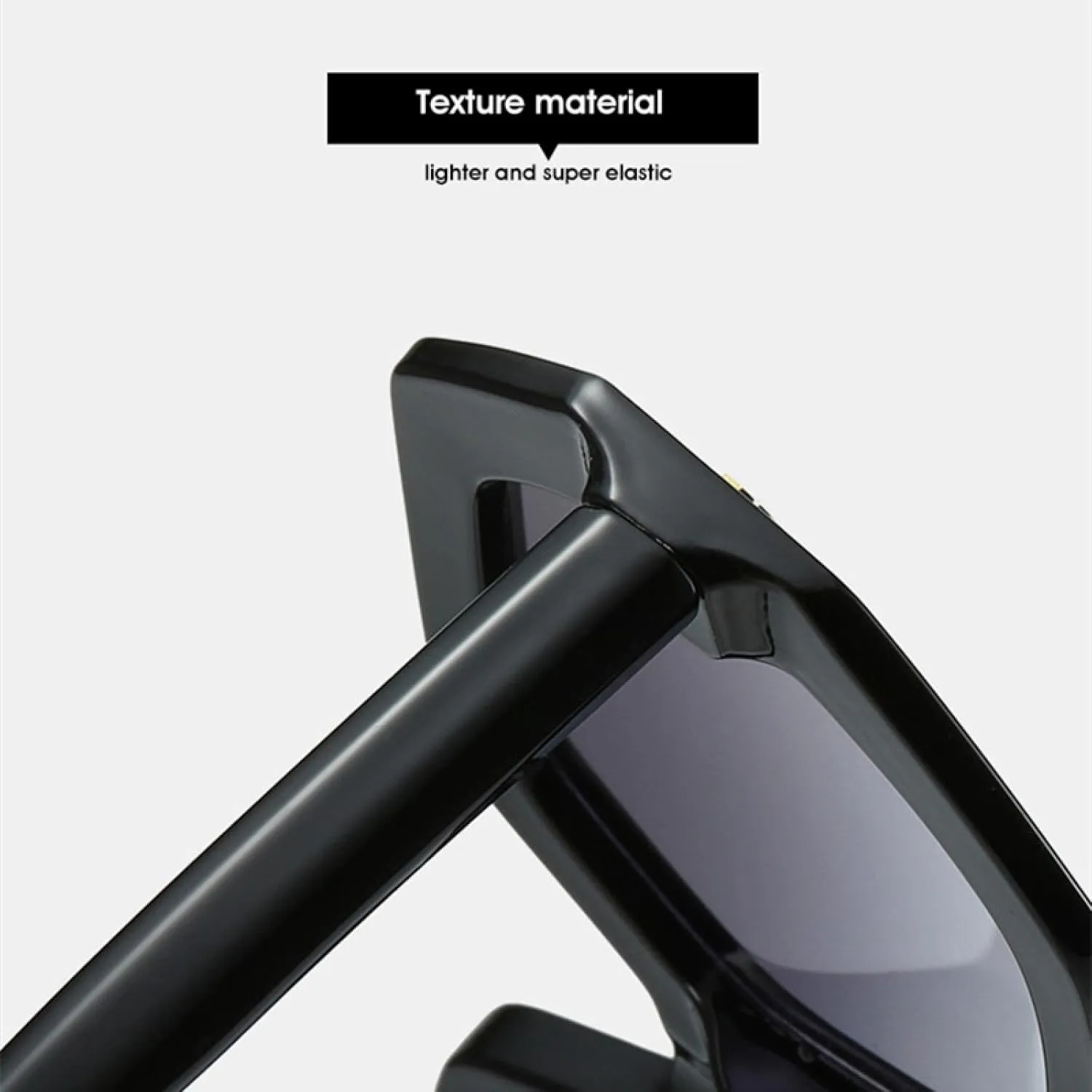 Vintage Polygon Sunglasses for Women Fashion Metal Rivets Uv400 Trending Men Gradient