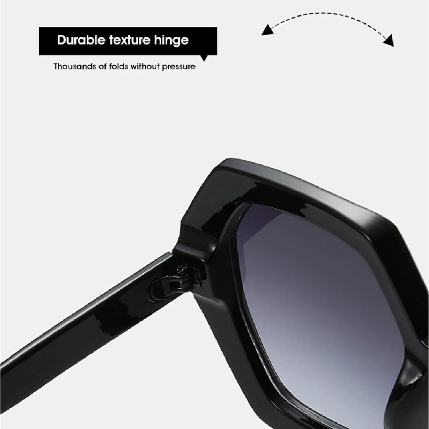 Vintage Polygon Sunglasses for Women Fashion Metal Rivets Uv400 Trending Men Gradient