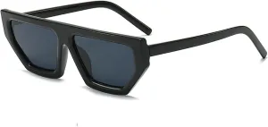 Vintage Square Sunglasses for Women Men Cat Eye Sunglasses Thick Frame Eyewear Female Fashion Polygon Sun Glasses