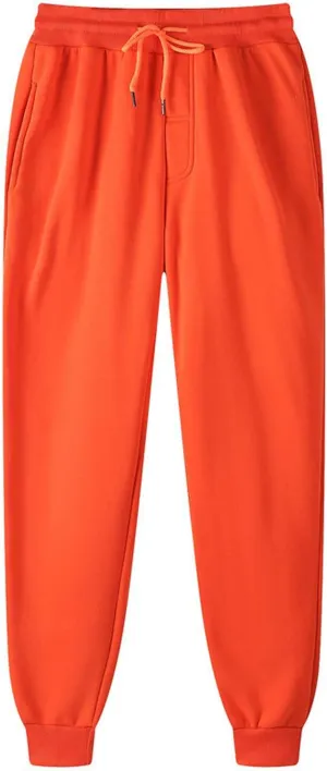 Wide Leg Sweatpants for Women Baggy High Waisted Drawstring Jogger Pants Fleece Lined Workout Joggers with Pockets