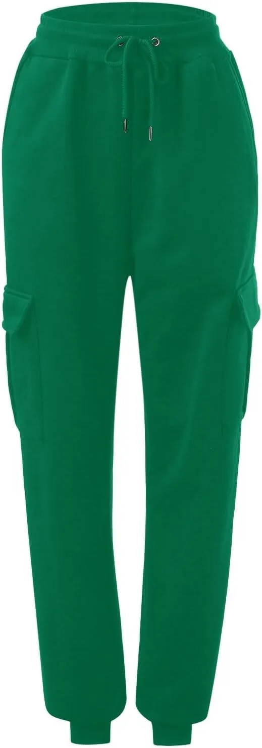 Wide Leg Sweatpants Loose Sweatpants Comfortable High Waisted Jogging 2024 Trendy Interior Drawstring Baggy Sweatpant