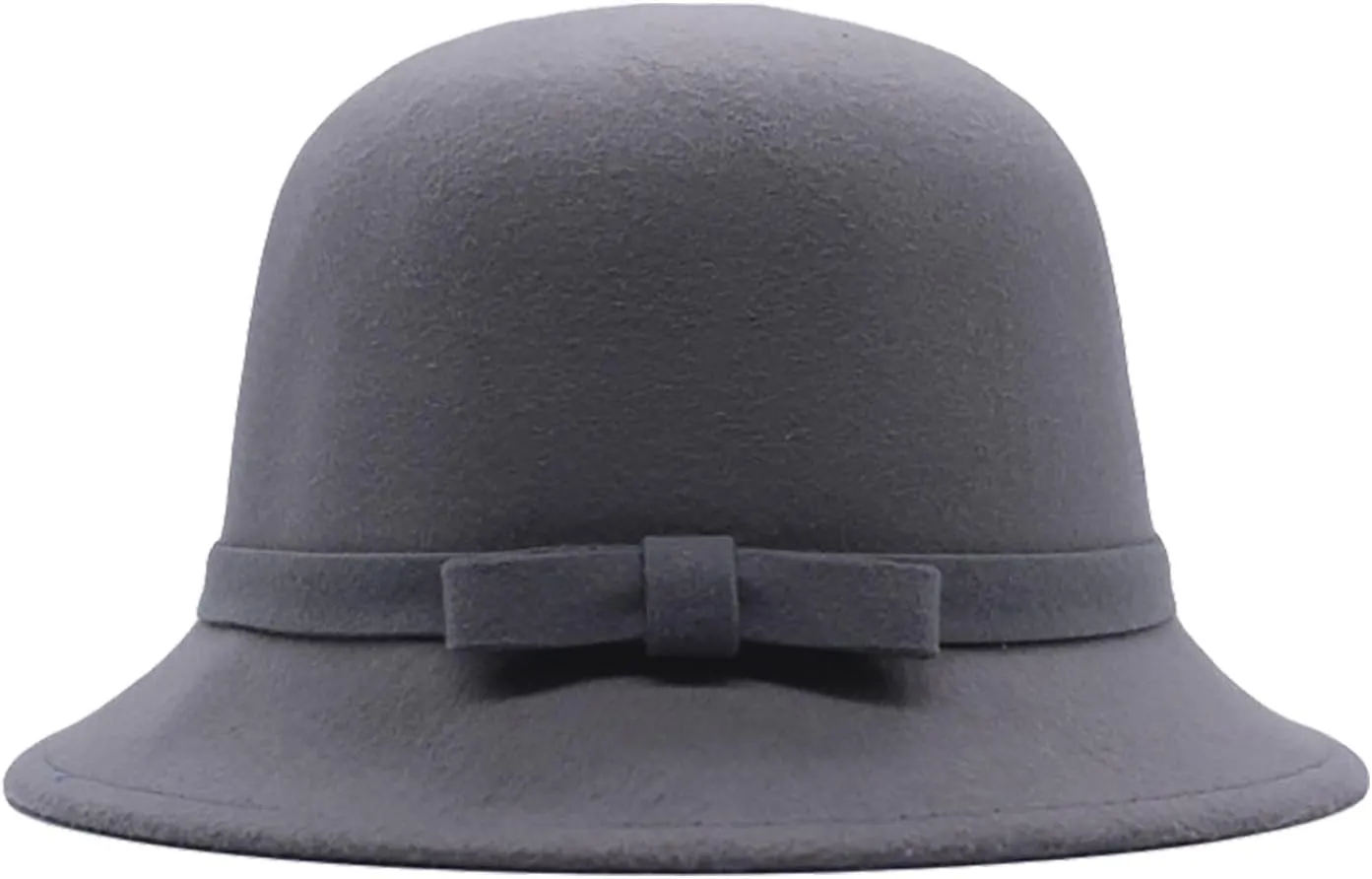 Women Fall Winter Wide Brim Church Cloche Bucket Cap Elegant Flower Organza Wedding Party Dress Fashionable Hats