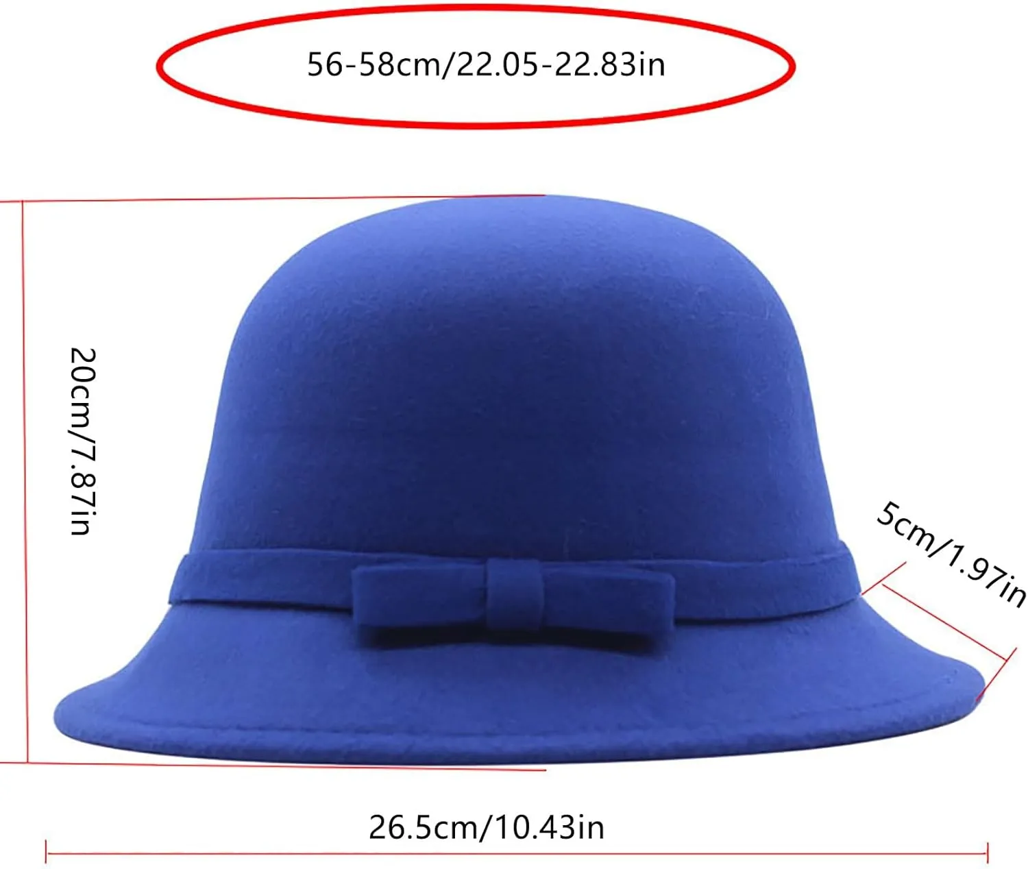 Women Fall Winter Wide Brim Church Cloche Bucket Cap Elegant Flower Organza Wedding Party Dress Fashionable Hats