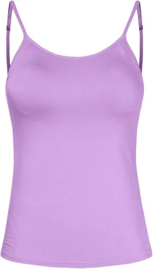 Women Sleeveless Vest Top 2025 Sexy Spaghetti Strap Tank Yoga Workout Backless Underwear Built in Bra Vest Top