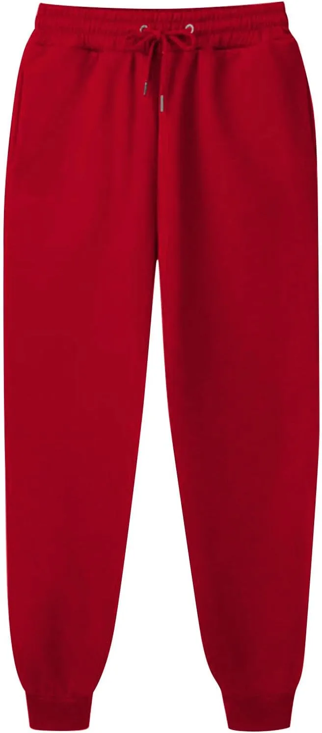 Womens Casual Pants Drawstring Waist Bound Feet Tapered Pants Loose Fit Straight Leg Trousers Sports Jogger Sweatpant