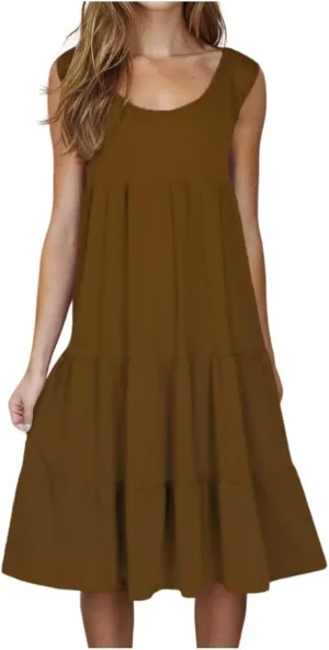 Womens Dress Swimsuit Coverup 2025 Vacation Beach Cover Ups Spaghetti Straps Bathing Suit Cover Up Sundress