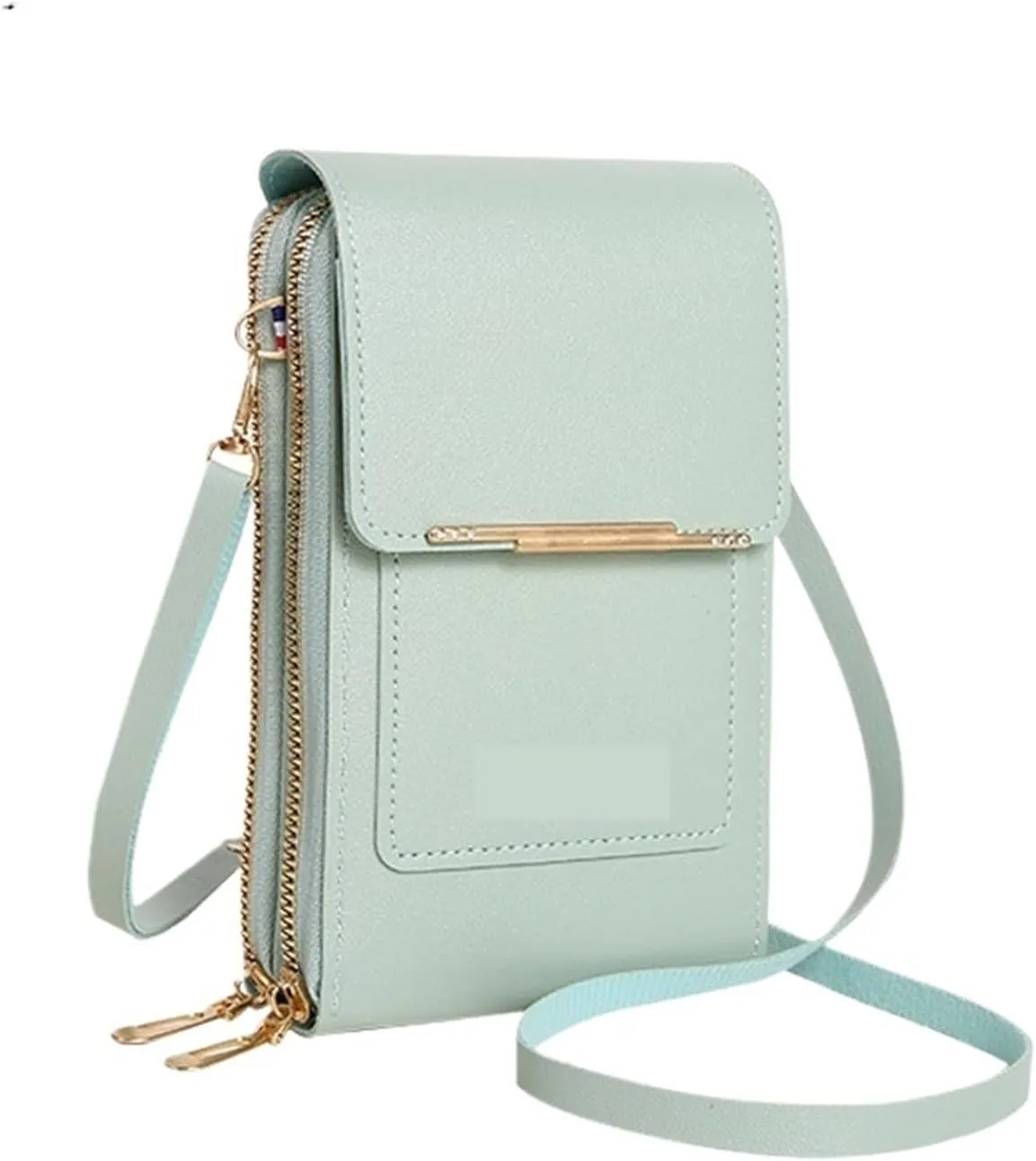 Women's Handbag Touch Screen Cell Phone Purse Shoulder Bag Female Cheap Small Wallet Soft Leather