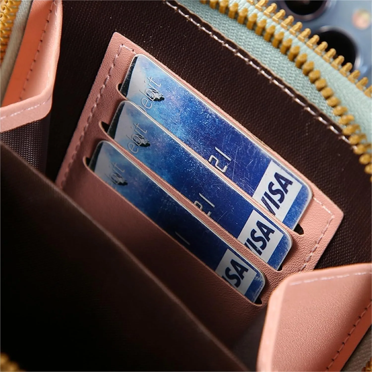 Women's Handbag Touch Screen Cell Phone Purse Shoulder Bag Female Cheap Small Wallet Soft Leather