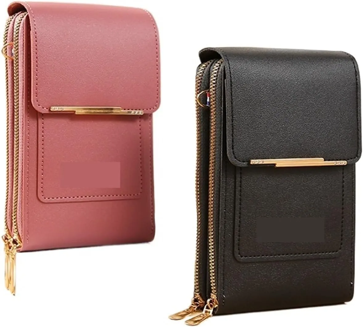 Women's Handbag Touch Screen Cell Phone Purse Shoulder Bag Female Cheap Small Wallet Soft Leather