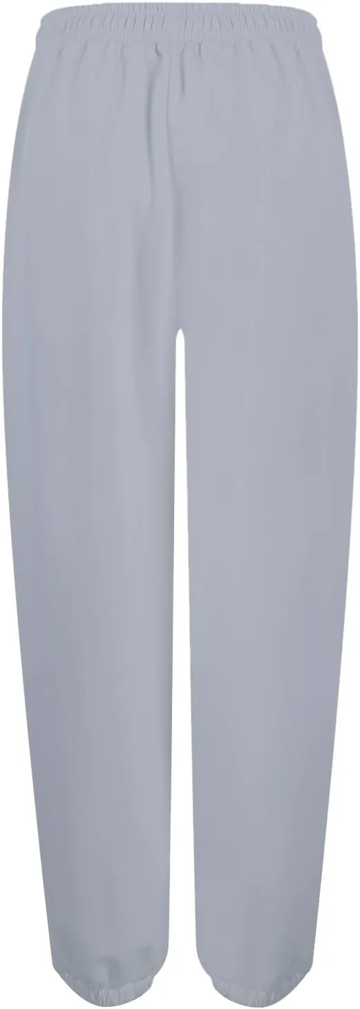 Womens Joggers Baggy Casual Drawstring High Waisted Sweatpants Cinch Bottom Workout Lounge Pants with Pockets