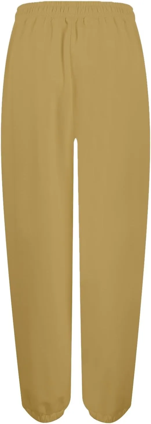 Womens Joggers Baggy Casual Drawstring High Waisted Sweatpants Cinch Bottom Workout Lounge Pants with Pockets