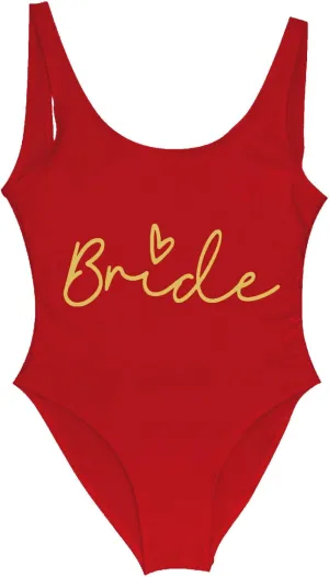 Women's One Piece Swimsuit Sexy Letter Print Tummy Control Backless Cheeky Bathing Suits Slimming High Cut Swimwear
