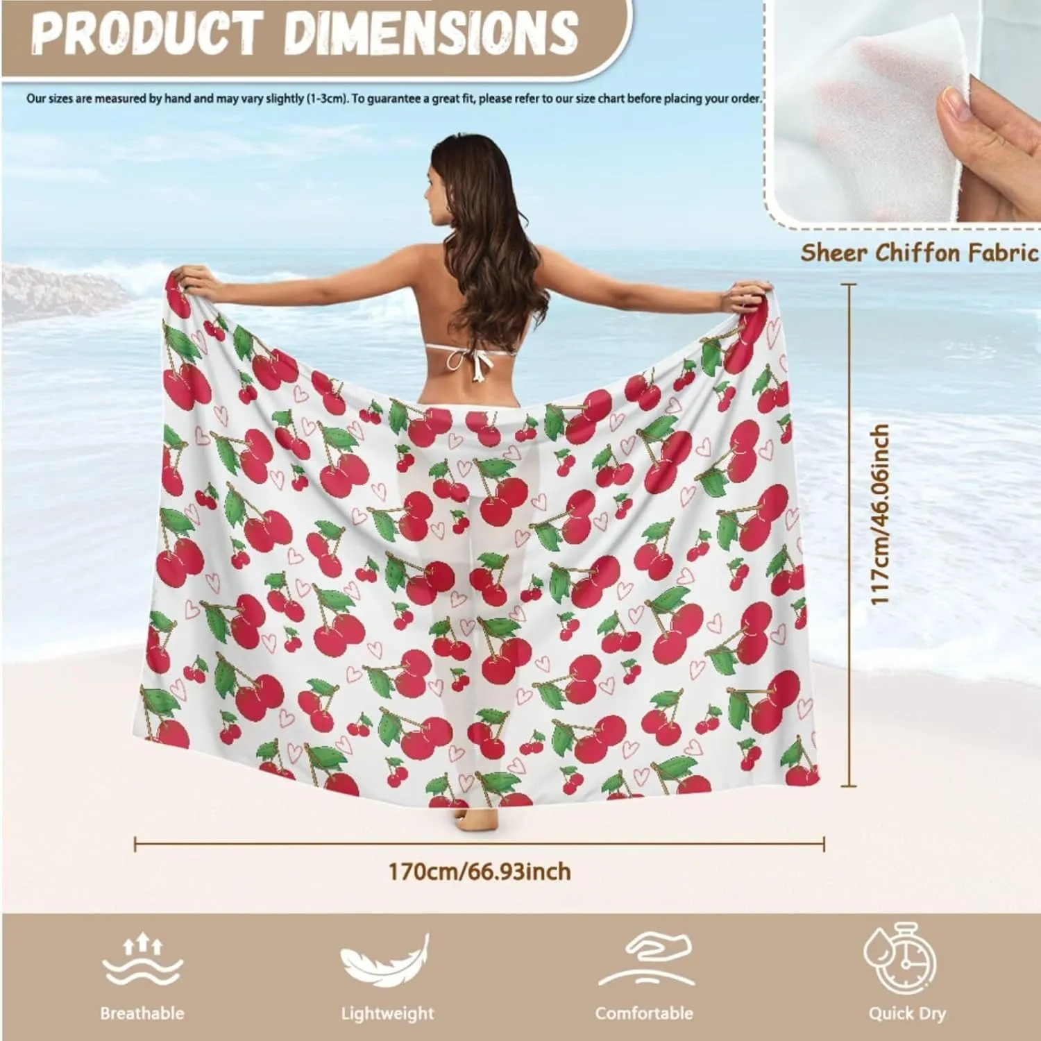 Women's One Piece Swimsuit with Matching Cover Ups Wrap Skirt Sarong Two Piece Bathing Suit Beachwear Plus Size 2XL