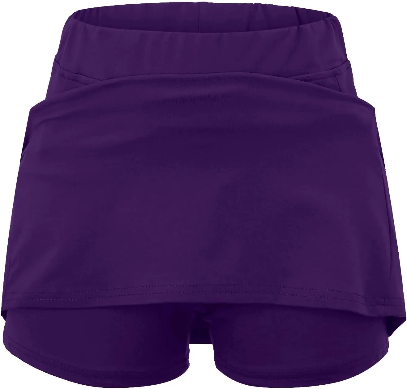 Womens Skorts with Pockets Tummy Control Plus Size Skorts High Waist Athletic Sports Pants Skirt Casual Shorts