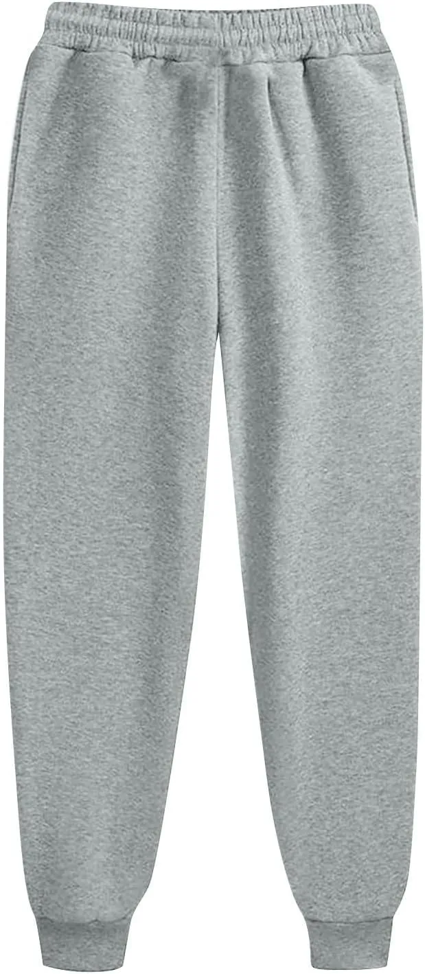 Womens Sweatpants Loose Drawstring Joggers Pants Pockets Workout Casual Comfy Lounge Baggy High Waist Lounge Joggers