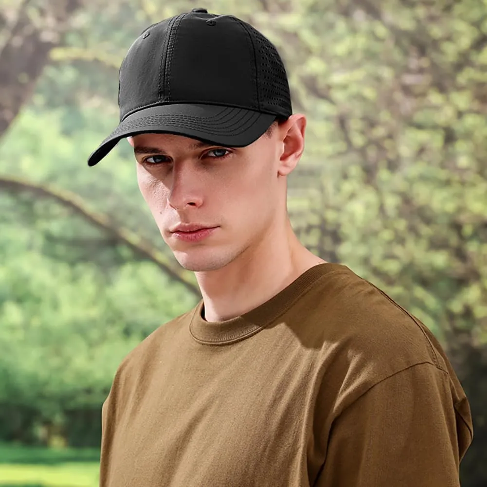 XYIYI Men Quick Dry Baseball Cap Women Mesh Sun Hats Ball Cap Snapback Hat