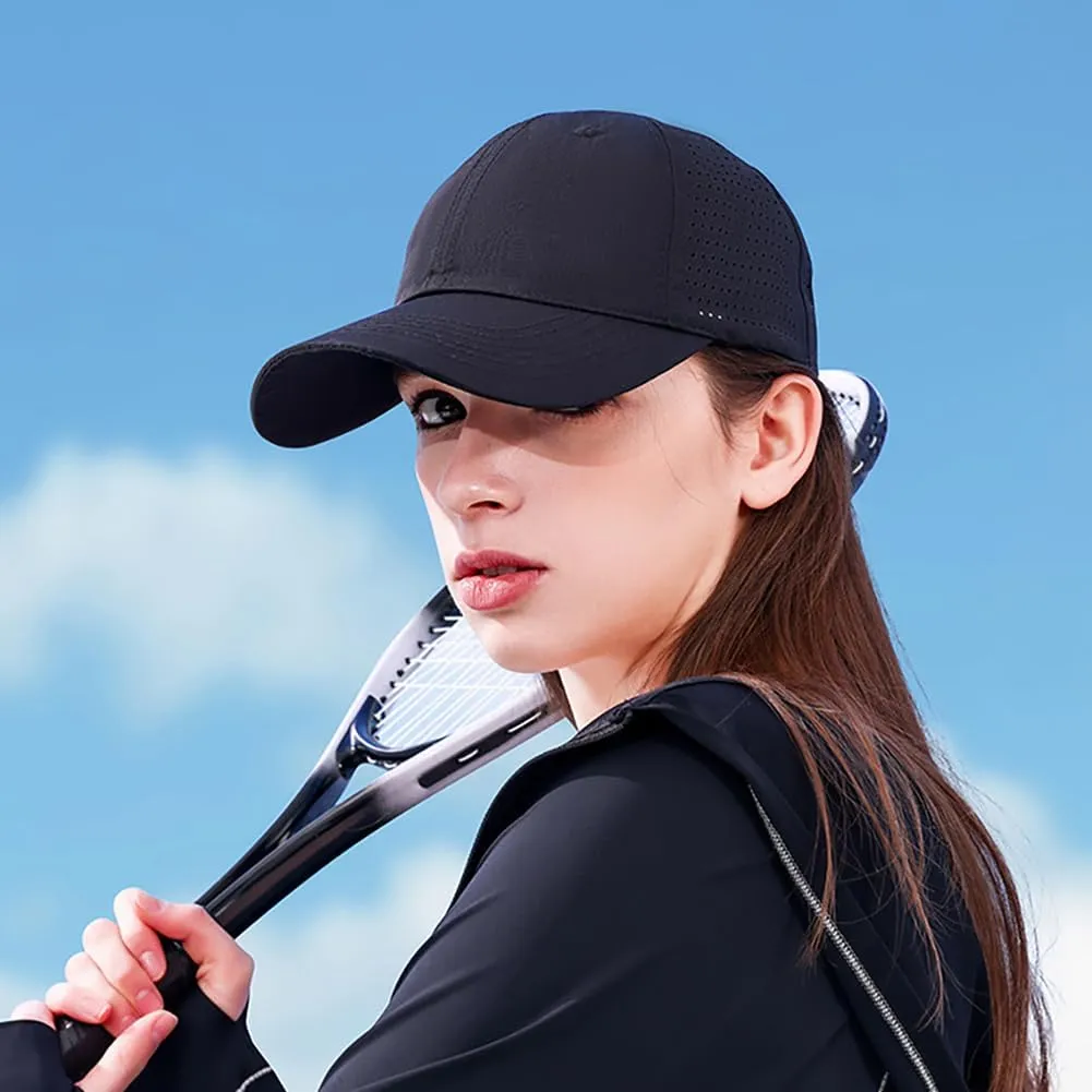 XYIYI Men Quick Dry Baseball Cap Women Mesh Sun Hats Ball Cap Snapback Hat